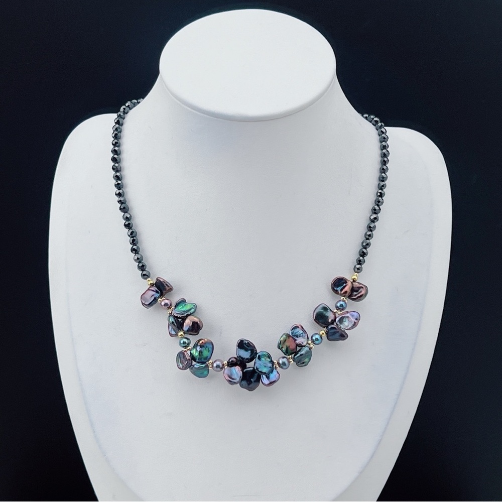 N151 Handmade Freshwater Baroque Pearl Necklace
